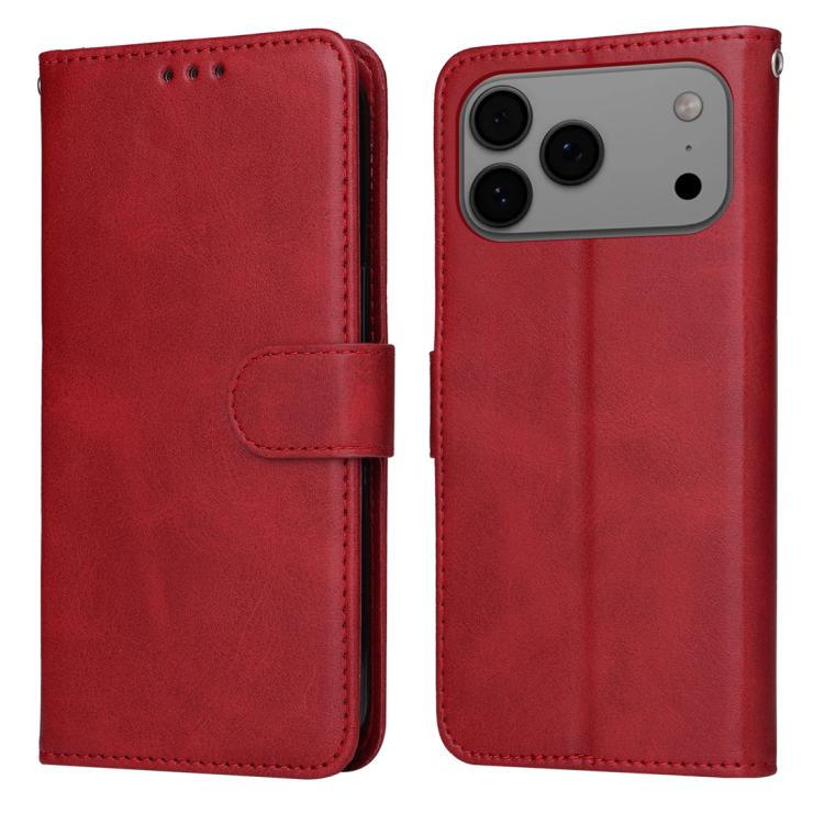 Classic Calf Texture Flip Leather Phone Case, For iPhone 17 Pro Max, For iPhone 17 Pro, For iPhone 17, For iPhone 17 Air