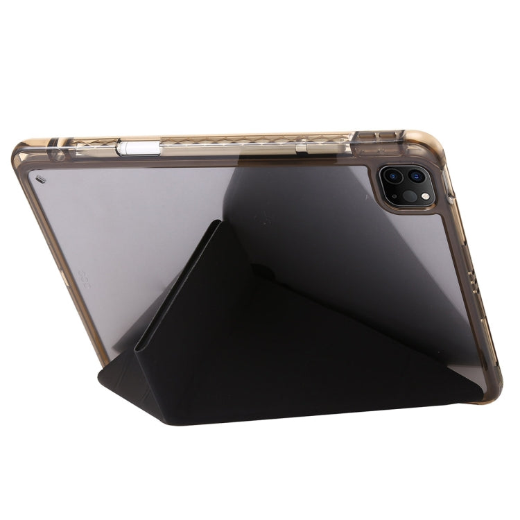 Étui en cuir acrylique transparent déformable pour tablette, pour iPad Pro 11 2024