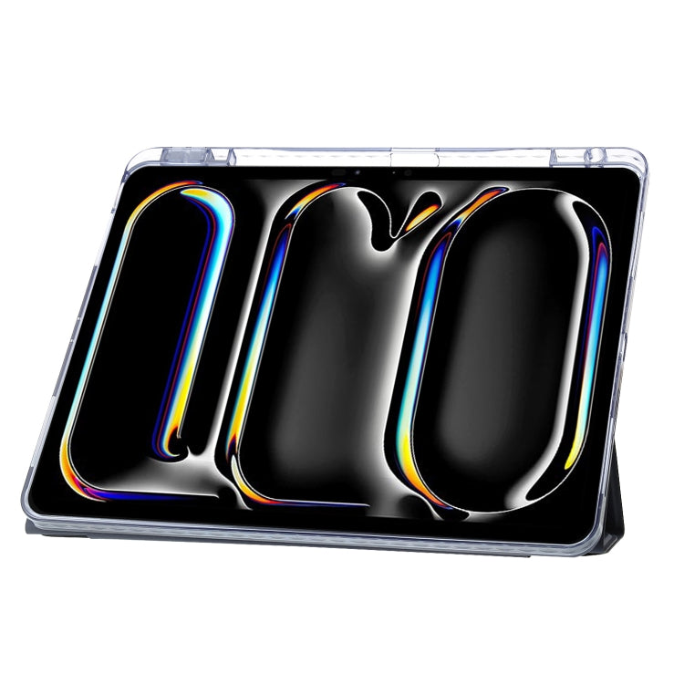 Clear Acrylic Deformation Leather Tablet Case, For iPad Pro 13 2025 / 2024, For iPad Pro 11 2025 / 2024