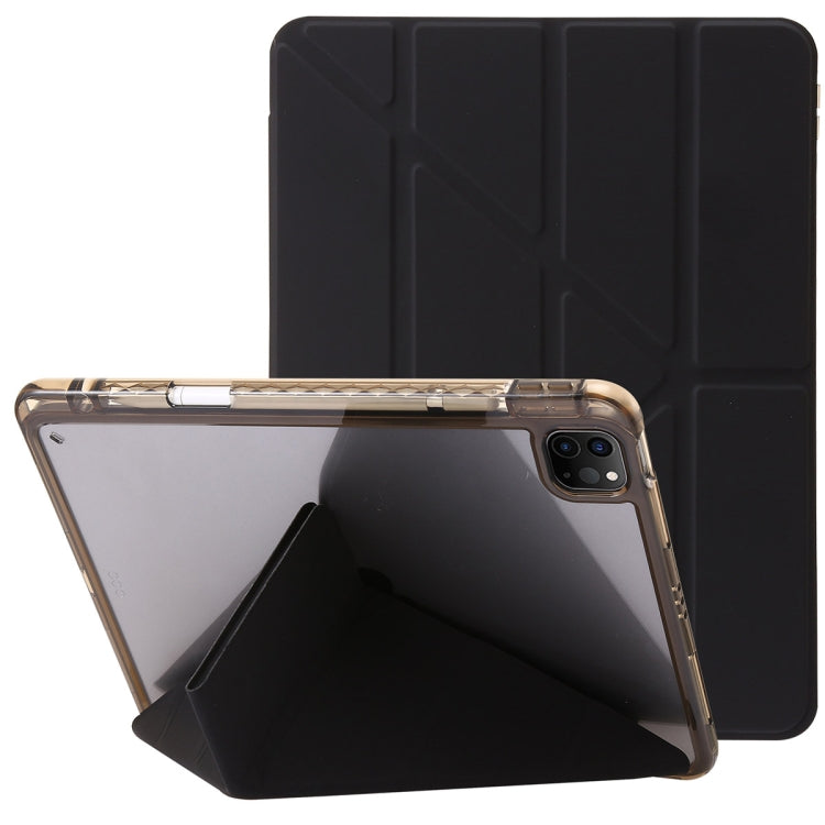 Étui en cuir acrylique transparent déformable pour tablette, pour iPad Pro 11 2024