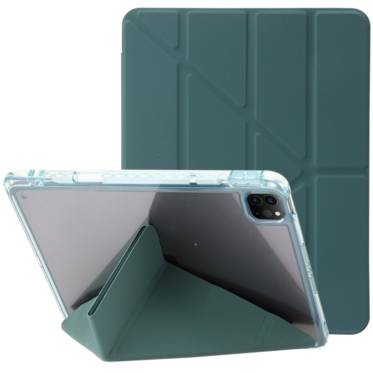 Étui en cuir acrylique transparent déformable pour tablette, pour iPad Pro 11 2024