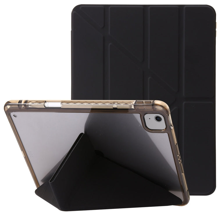 Étui en cuir acrylique transparent déformable pour tablette, pour iPad Air 11 (2025/2024), iPad Air 13 (2025/2024), iPad Pro 13 (2024)