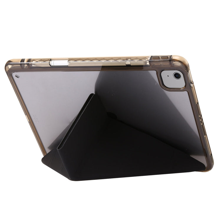 Étui en cuir acrylique transparent déformable pour tablette, pour iPad Air 11 (2025/2024), iPad Air 13 (2025/2024), iPad Pro 13 (2024)