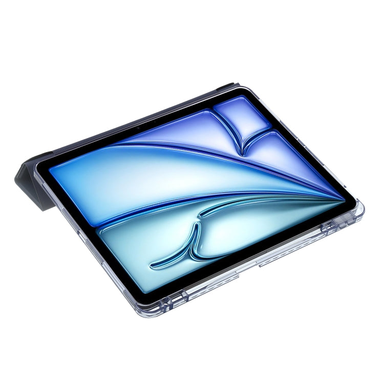 Étui en cuir acrylique transparent déformable pour tablette, pour iPad Air 11 (2025/2024), iPad Air 13 (2025/2024), iPad Pro 13 (2024)