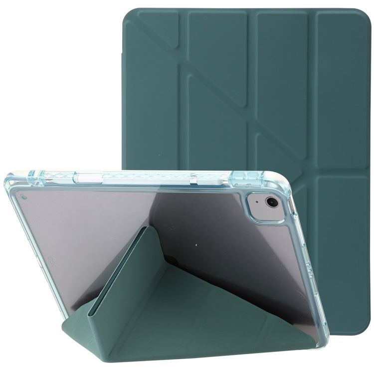Étui en cuir acrylique transparent déformable pour tablette, pour iPad Air 11 (2025/2024), iPad Air 13 (2025/2024), iPad Pro 13 (2024)
