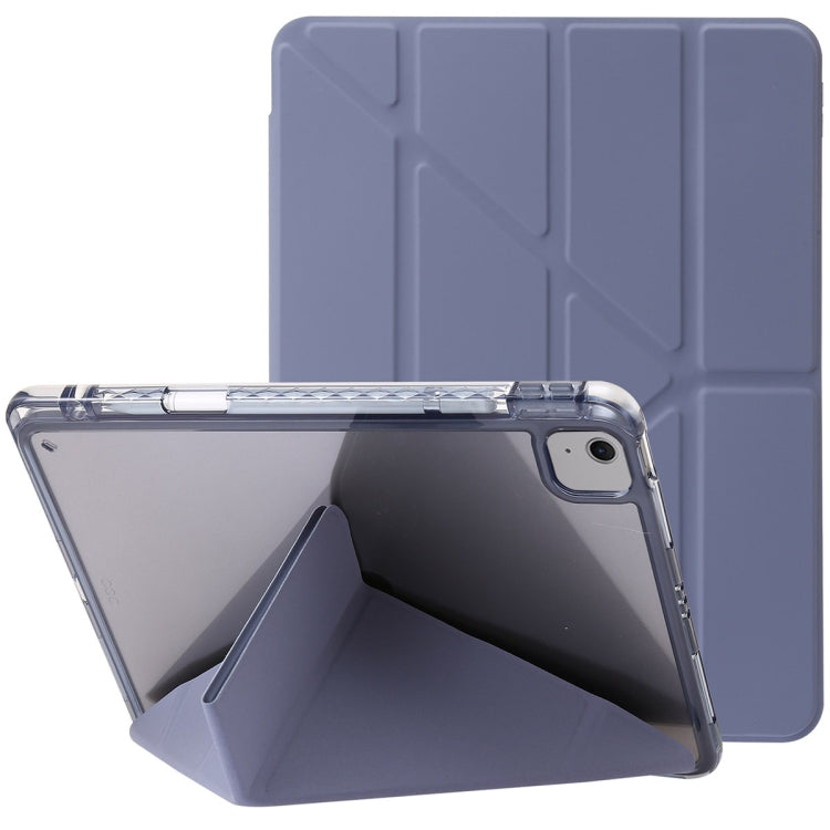 Étui en cuir acrylique transparent déformable pour tablette, pour iPad Air 11 (2025/2024), iPad Air 13 (2025/2024), iPad Pro 13 (2024)