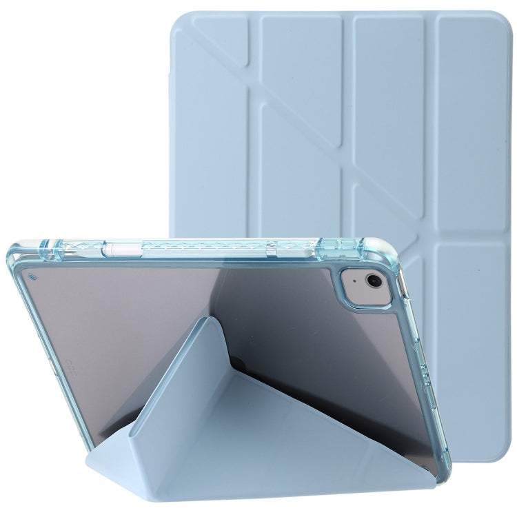 Étui en cuir acrylique transparent déformable pour tablette, pour iPad Air 11 (2025/2024), iPad Air 13 (2025/2024), iPad Pro 13 (2024)