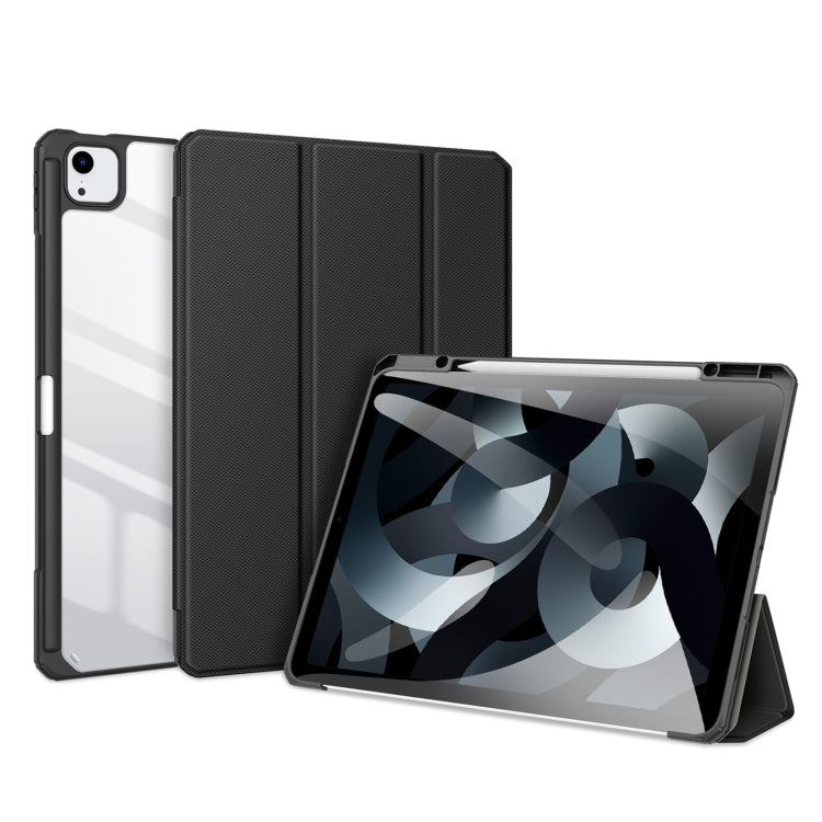 Étui en cuir antidérapant DUX DUCIS TOBY Series avec fonction veille/réveil, pour iPad Air 13 (2024/2025), iPad Pro 13 (2024) et iPad Pro 11 (2024).