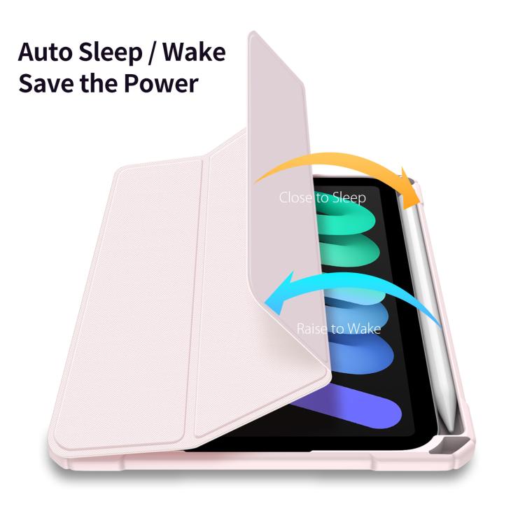 DUX DUCIS TOBY Series Antiskid Leather Tablet Case with Sleep / Wake-up Function, For iPad mini 8 2026, For iPad Air 13 2024 / 2025 / 2026, For iPad Pro 13 2025 / 2024, For iPad Pro 11 2025 / 2024