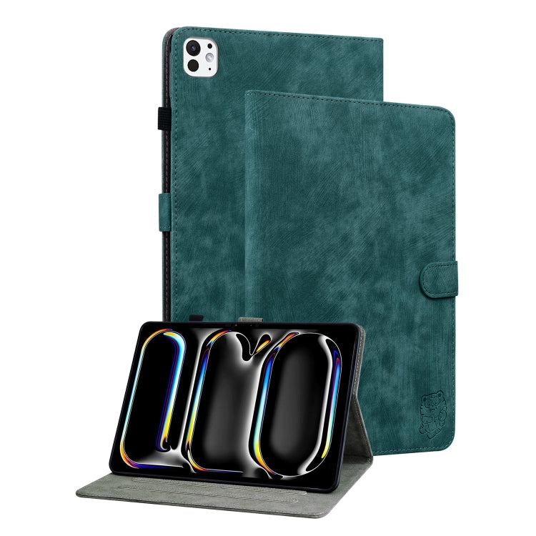 Embossed Tiger Pattern Leather Tablet Case, For iPad Air 13 2026 / 2025 / 2024, For iPad Air 11 2026 / 2025 / 2024, For iPad Pro 11 2025 / 2024