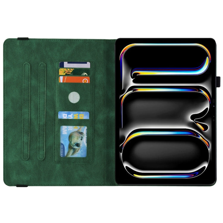 Butterfly Flower Embossed Leather Tablet Case, For iPad Pro 11 2025 / 2024, For iPad Air 11 2025 / 2024