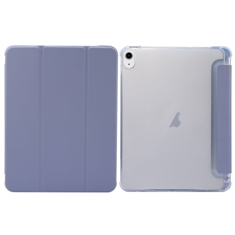 Étui en cuir à texture peau pressée électrique pliable en 3 parties pour iPad Air 11 (2025/2024) et iPad Pro 11 (2024).