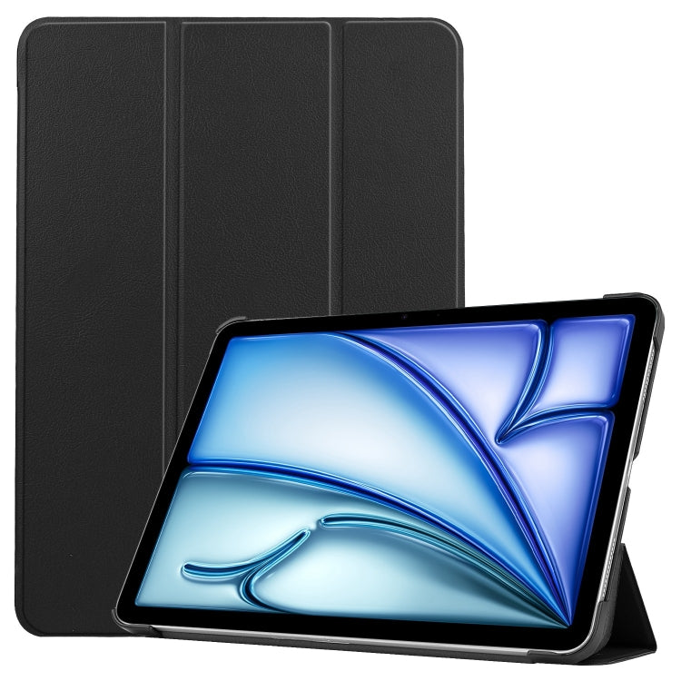 Étui en cuir intelligent Custer Pure Color à 3 volets pour tablette, pour iPad Air 13 (2024/2025) et iPad Pro 13 (2024).