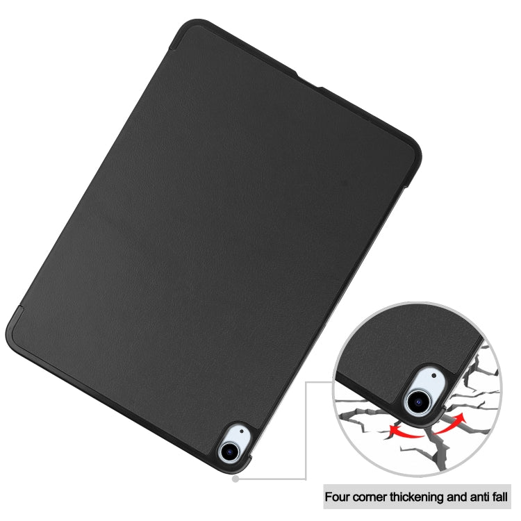 Étui en cuir intelligent Custer Pure Color à 3 volets pour tablette, pour iPad Air 13 (2024/2025) et iPad Pro 13 (2024).