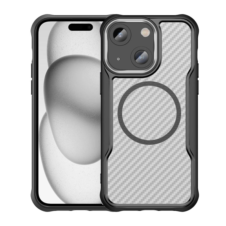 Carbon Fiber Texture MagSafe Translucent Phone Case, For iPhone 15, For iPhone 14 / 13, For iPhone 14 Pro, For iPhone 14 Pro Max, For iPhone 13 Pro Max, For iPhone 13 Pro