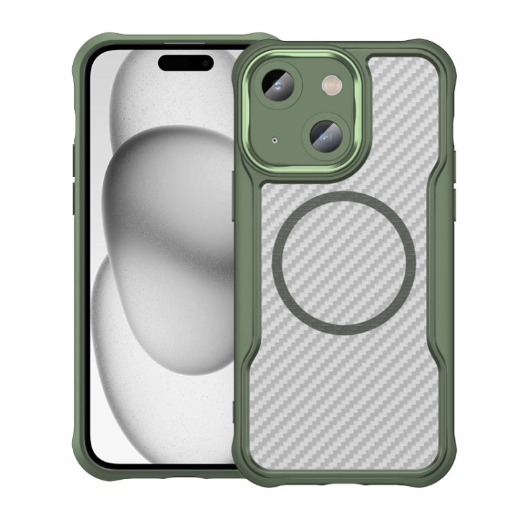 Carbon Fiber Texture MagSafe Translucent Phone Case, For iPhone 15, For iPhone 14 / 13, For iPhone 14 Pro, For iPhone 14 Pro Max, For iPhone 13 Pro Max, For iPhone 13 Pro
