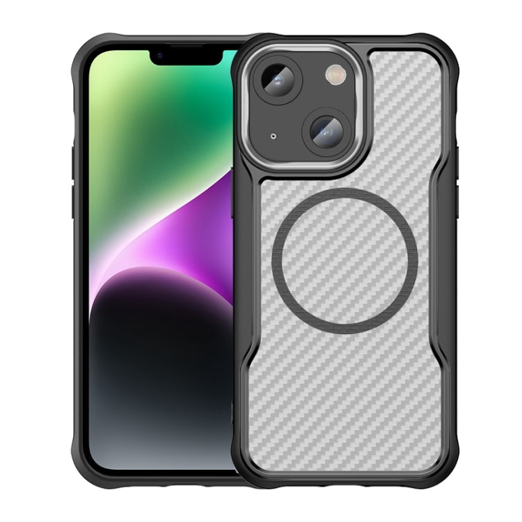 Carbon Fiber Texture MagSafe Translucent Phone Case, For iPhone 15, For iPhone 14 / 13, For iPhone 14 Pro, For iPhone 14 Pro Max, For iPhone 13 Pro Max, For iPhone 13 Pro