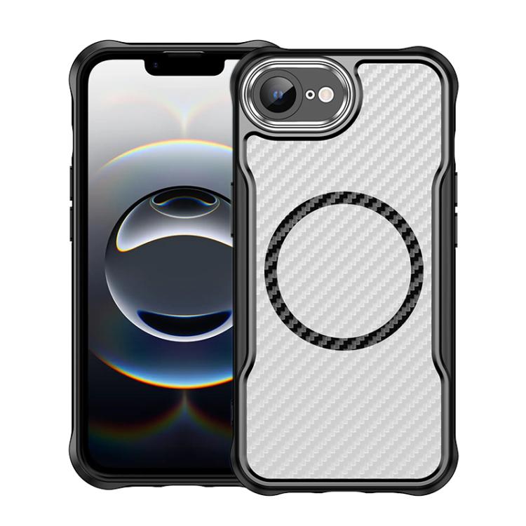 Carbon Fiber Texture MagSafe Translucent Phone Case, For iPhone 17 Pro Max, For iPhone 17 Pro, For iPhone 17, For  iPhone 17 Air, For iPhone 16e, For iPhone 16 Pro Max