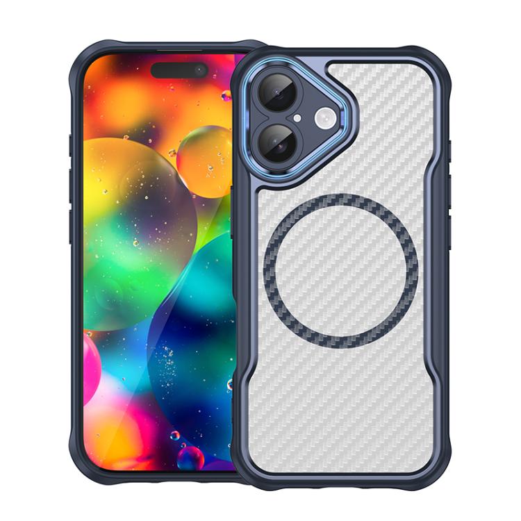 Carbon Fiber Texture MagSafe Translucent Phone Case, For iPhone 17 Pro Max, For iPhone 17 Pro, For iPhone 17, For  iPhone 17 Air, For iPhone 16e, For iPhone 16 Pro Max