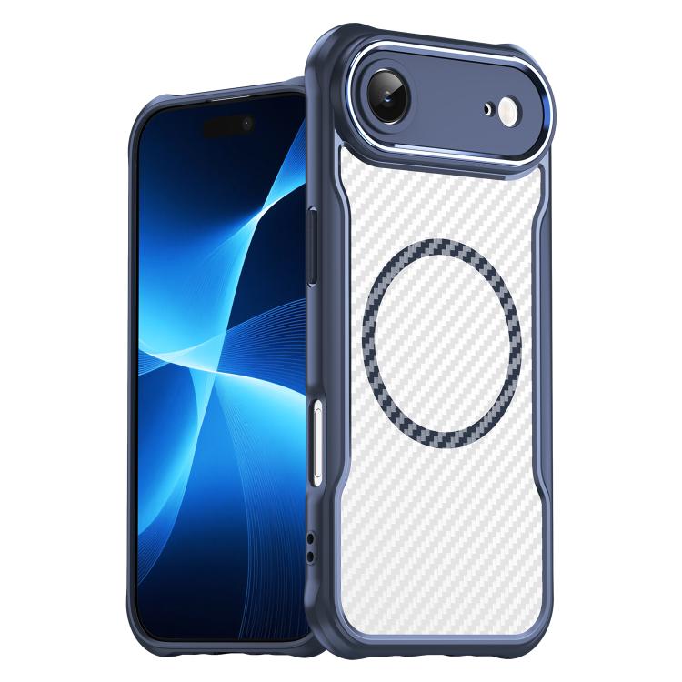 Carbon Fiber Texture MagSafe Translucent Phone Case, For iPhone 17 Pro Max, For iPhone 17 Pro, For iPhone 17, For  iPhone 17 Air, For iPhone 16e, For iPhone 16 Pro Max