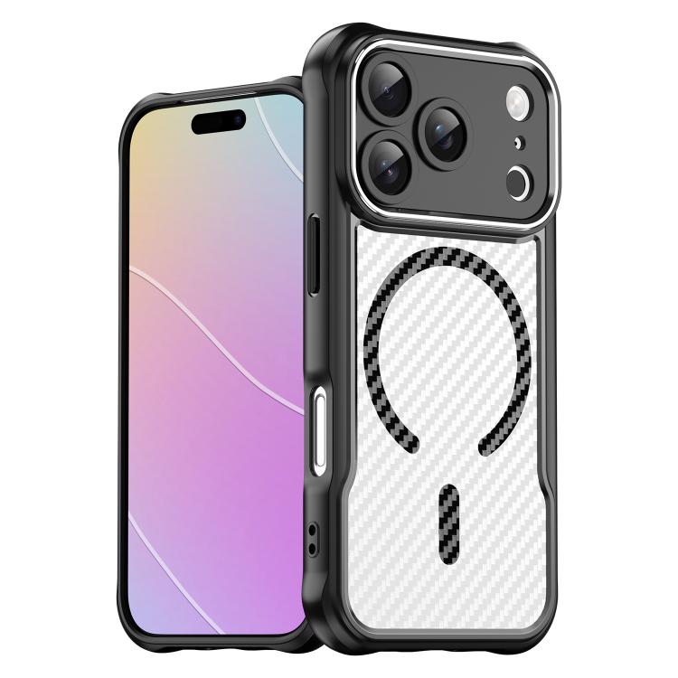 Carbon Fiber Texture MagSafe Translucent Phone Case, For iPhone 17 Pro Max, For iPhone 17 Pro, For iPhone 17, For  iPhone 17 Air, For iPhone 16e, For iPhone 16 Pro Max