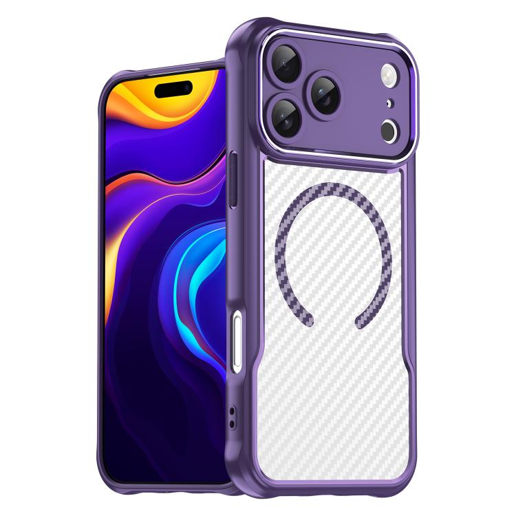 Carbon Fiber Texture MagSafe Translucent Phone Case, For iPhone 17 Pro Max, For iPhone 17 Pro, For iPhone 17, For  iPhone 17 Air, For iPhone 16e, For iPhone 16 Pro Max