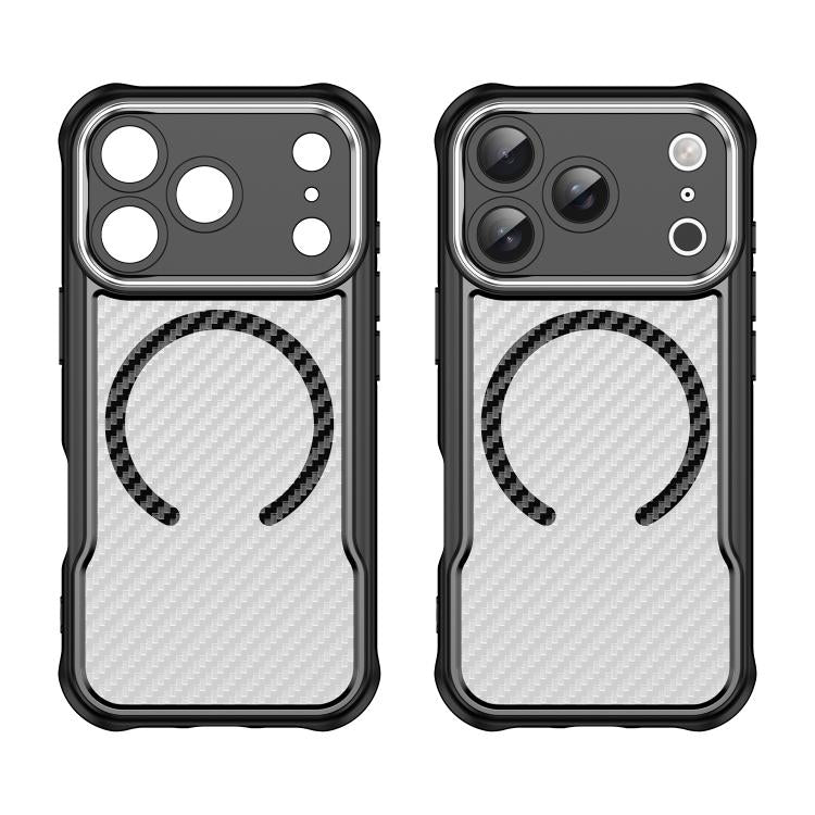 Carbon Fiber Texture MagSafe Translucent Phone Case, For iPhone 17 Pro Max, For iPhone 17 Pro, For iPhone 17, For  iPhone 17 Air, For iPhone 16e, For iPhone 16 Pro Max