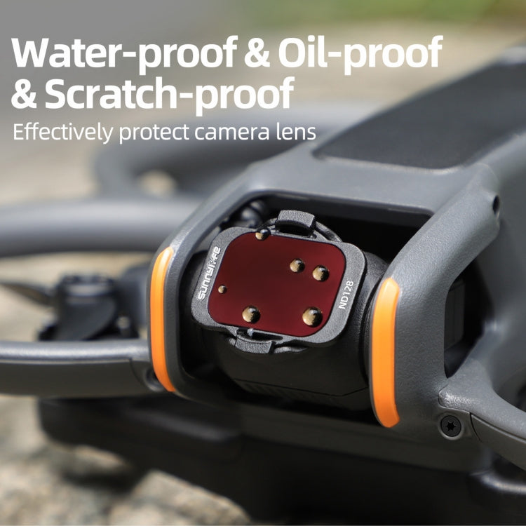 For DJI Avata 2 Sunnylife Camera Lens Filter, MCUV, ND8, ND16, ND32, ND64, ND128, 4 in 1 ND8/16/32/64, 5 in 1 ND8/16/32/64/128, 4 in 1 MCUV ND8/16/32, 6 in 1 MCUV ND8/16/32/64/128