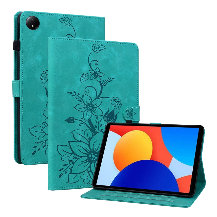 Lily Embossed Leather Tablet Case, For Xiaomi Pad 7 / Pad 7 Pro, For Xiaomi Redmi Pad SE 8.7, For Xiaomi Redmi Pad Pro 12.1
