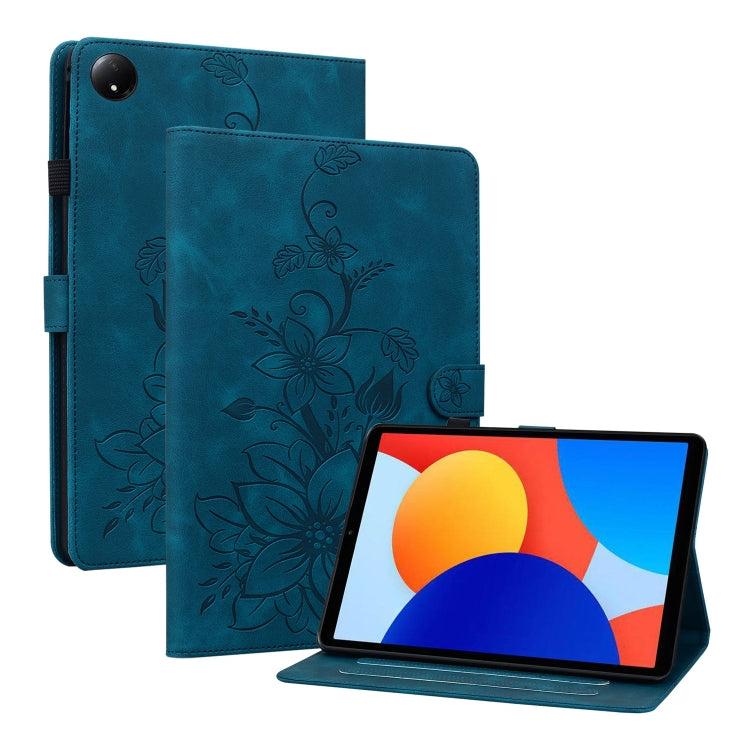 Lily Embossed Leather Tablet Case, For Xiaomi Pad 7 / Pad 7 Pro, For Xiaomi Redmi Pad SE 8.7, For Xiaomi Redmi Pad Pro 12.1