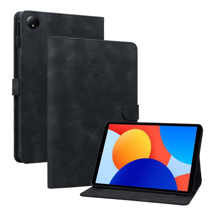 Lily Embossed Leather Tablet Case, For Xiaomi Pad 7 / Pad 7 Pro, For Xiaomi Redmi Pad SE 8.7, For Xiaomi Redmi Pad Pro 12.1