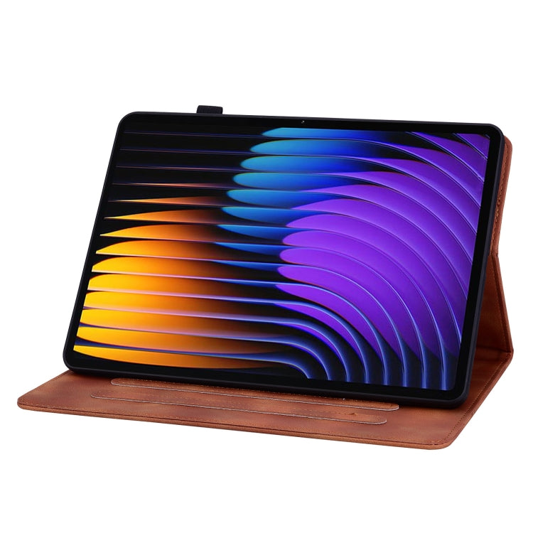 Lily Embossed Leather Tablet Case, For Xiaomi Pad 7 / Pad 7 Pro, For Xiaomi Redmi Pad SE 8.7, For Xiaomi Redmi Pad Pro 12.1