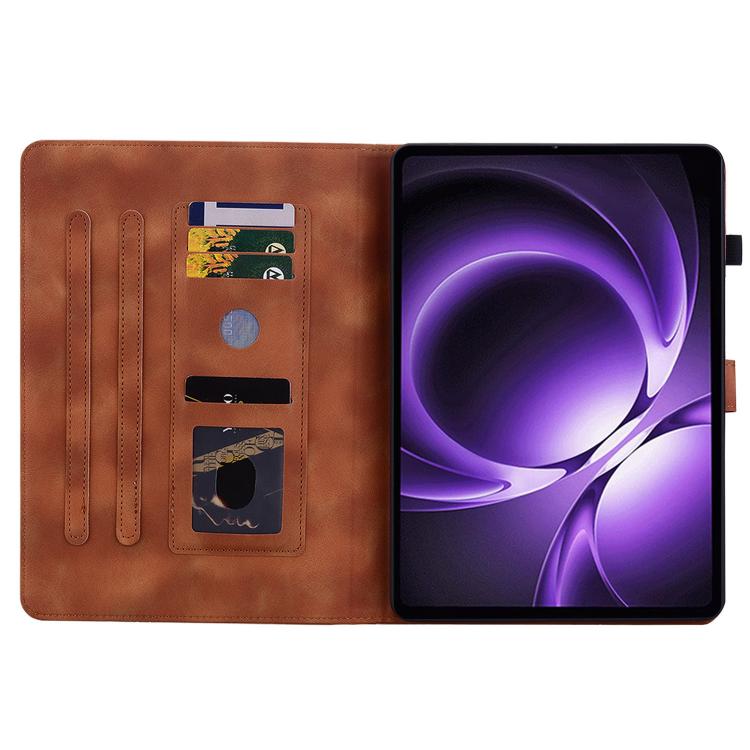 Lily Embossed Leather Tablet Case