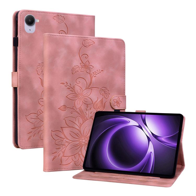Lily Embossed Leather Tablet Case, For Redmi K Pad 2 8.8 inch 2026, For Xiaomi Redmi K Pad 8.8 inch, For Redmi Pad 2 / Redmi Pad SE 11 2025