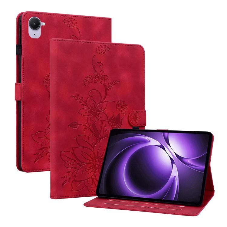 Lily Embossed Leather Tablet Case, For Redmi K Pad 2 8.8 inch 2026, For Xiaomi Redmi K Pad 8.8 inch, For Redmi Pad 2 / Redmi Pad SE 11 2025