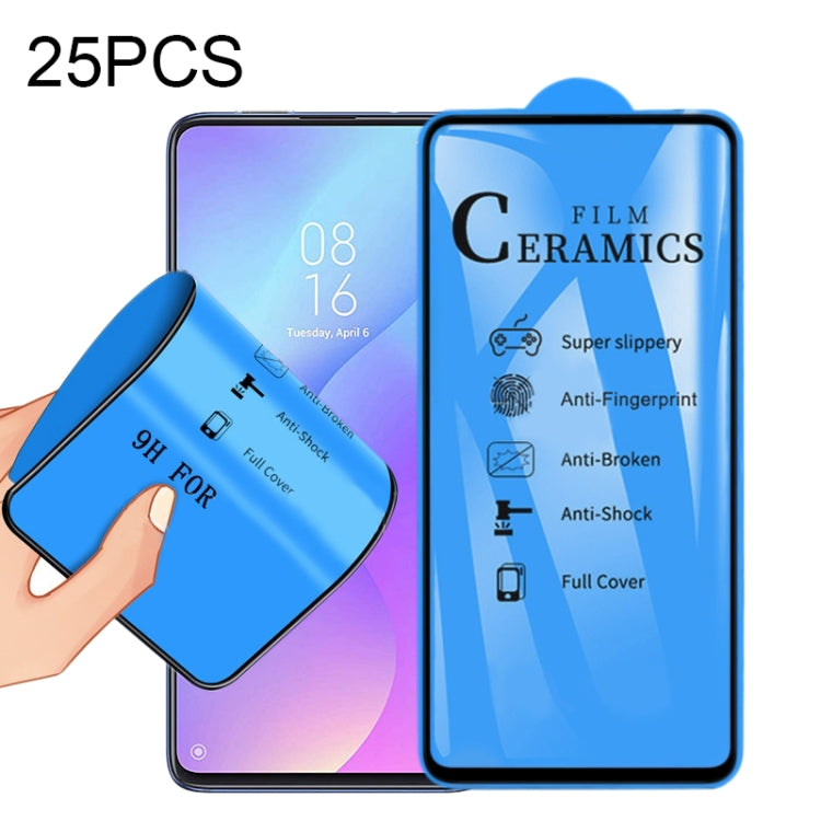 25 PCS 2.5D Full Glue Full Cover Ceramics Film
