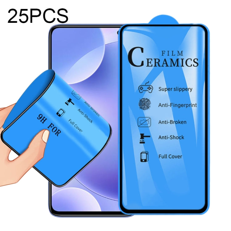 25 PCS 2.5D Full Glue Full Cover Ceramics Film
