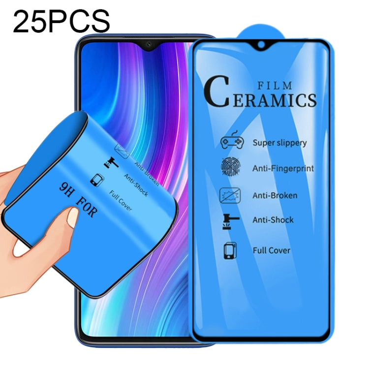 25 PCS 2.5D Full Glue Full Cover Ceramics Film
