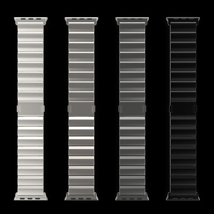 One-Bead Magnetic Buckle Titanium Metal Watch Band, For Apple Watch Series 7 41mm, For Apple Watch Series 7 45mm, For Apple Watch SE 40mm, For Apple Watch SE 44mm, For Apple Watch Series 6 40mm, For Apple Watch Series 6 44mm