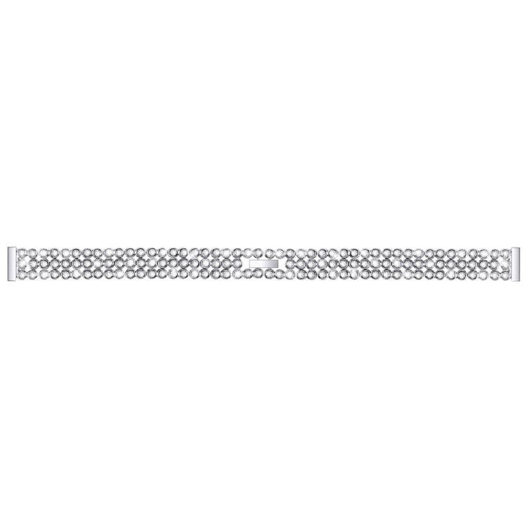 Diamond-studded Stainless Steel Replacement Wrist Strap, For Xiaomi Mi Band 3 / 4