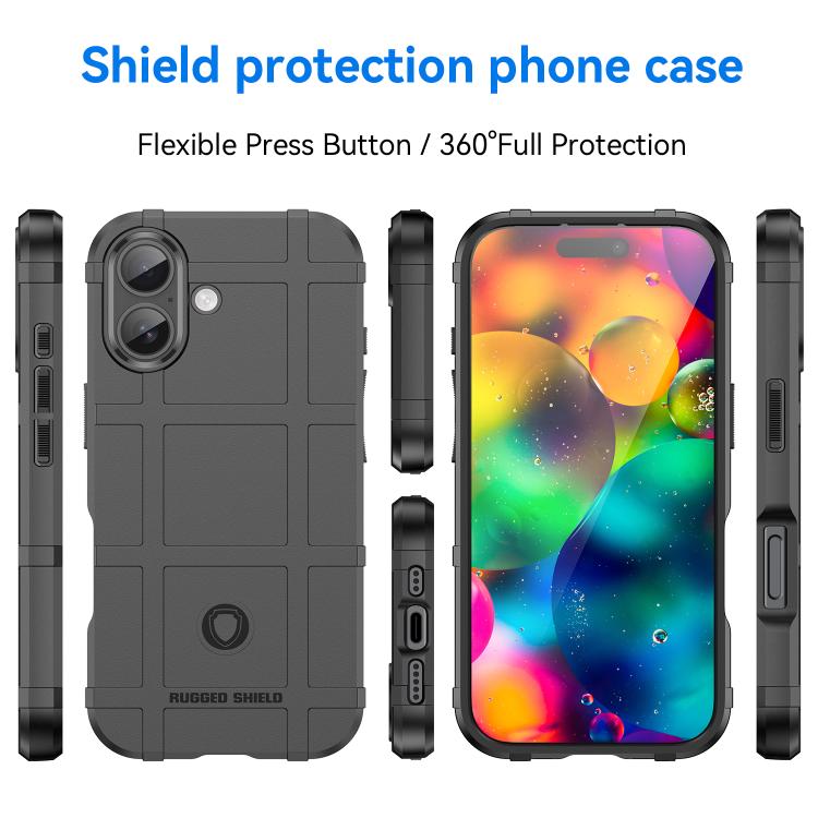 Full Coverage Shockproof TPU Phone Case, For iPhone 17 Pro Max, For iPhone 17, For iPhone 17 Air, For iPhone 16e, For iPhone 16 Pro Max, For iPhone 16 Pro, For iPhone 16 Plus, For iPhone 16