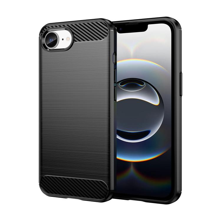 Brushed Texture Carbon Fiber TPU Phone Case, For iPhone 17 Pro Max, For iPhone 17 Pro, For iPhone 17, For iPhone 17 Air, For iPhone 16e, For iPhone 16 Pro Max, For iPhone 16 Pro, For iPhone 16 Plus