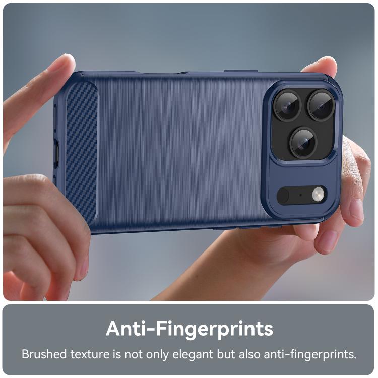 Brushed Texture Carbon Fiber TPU Phone Case, For iPhone 17 Pro Max, For iPhone 17 Pro, For iPhone 17, For iPhone 17 Air, For iPhone 16e, For iPhone 16 Pro Max, For iPhone 16 Pro, For iPhone 16 Plus