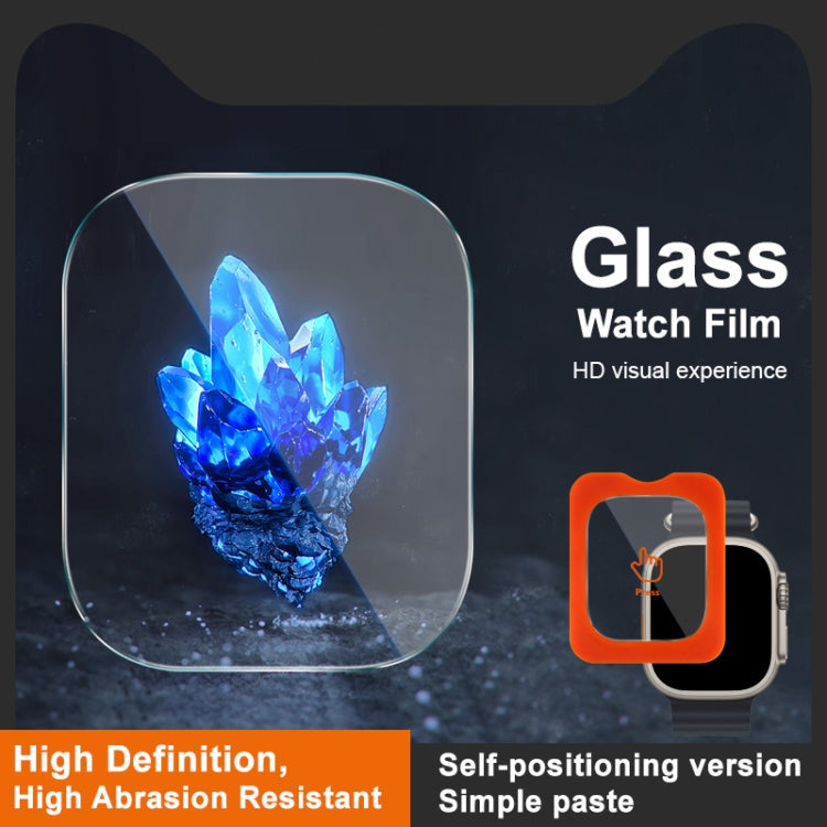 IMAK Tempered Glass Watch Protective Film Self-contained Positioning Version, For Apple Watch Ultra 49mm / Ultra 2 49mm