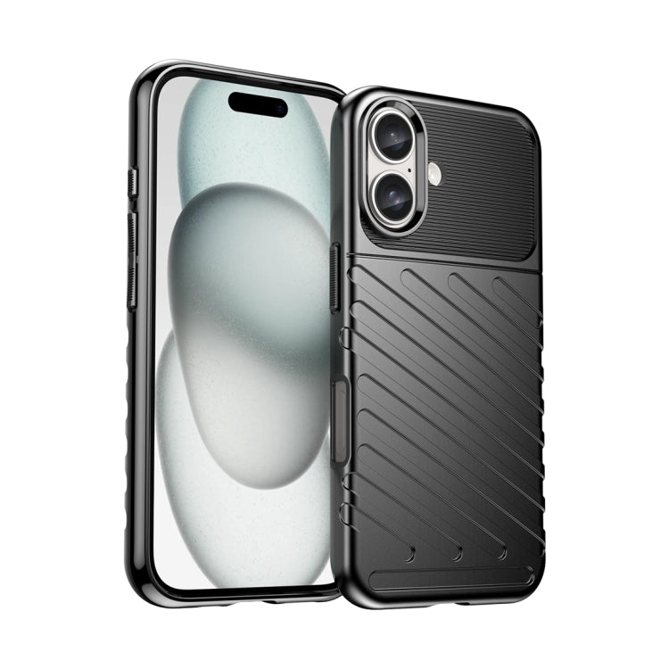 Thunderbolt Shockproof Soft TPU Phone Case, For iPhone 17 Pro Max, For iPhone 17, For iPhone 16e, For iPhone 16 Pro Max, For iPhone 16 Pro, For iPhone 16 Plus, For iPhone 16