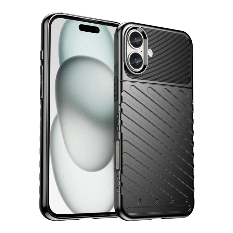 Thunderbolt Shockproof Soft TPU Phone Case, For iPhone 17 Pro Max, For iPhone 17, For iPhone 16e, For iPhone 16 Pro Max, For iPhone 16 Pro, For iPhone 16 Plus, For iPhone 16