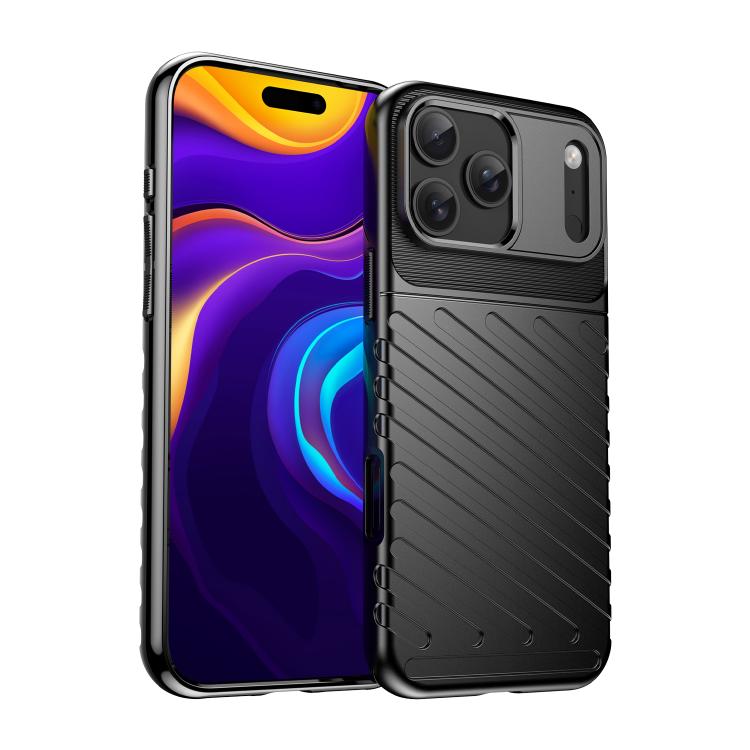 Thunderbolt Shockproof Soft TPU Phone Case, For iPhone 17 Pro Max, For iPhone 17, For iPhone 16e, For iPhone 16 Pro Max, For iPhone 16 Pro, For iPhone 16 Plus, For iPhone 16