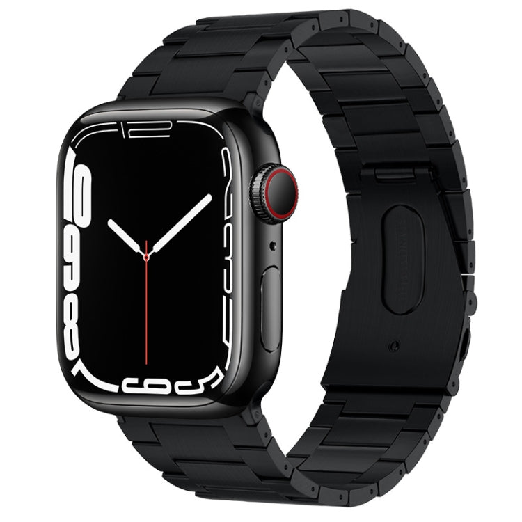 PG63 Three-Bead Protrusion Titanium Metal Watch Band, For Apple Watch Series 10 46mm, For Apple Watch Series 10 42mm, For Apple Watch SE 2023 44mm, For Apple Watch SE 2023 40mm, For Apple Watch Ultra 2 49mm, For Apple Watch Series 9 45mm               ...
