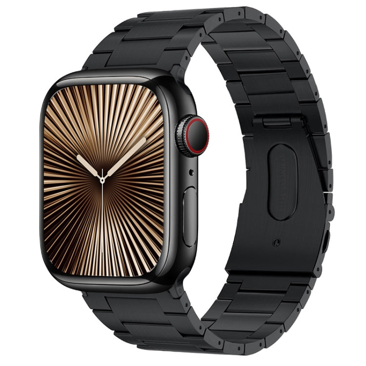 PG63 Three-Bead Protrusion Titanium Metal Watch Band, For Apple Watch Series 10 46mm, For Apple Watch Series 10 42mm, For Apple Watch SE 2023 44mm, For Apple Watch SE 2023 40mm, For Apple Watch Ultra 2 49mm, For Apple Watch Series 9 45mm���������������...