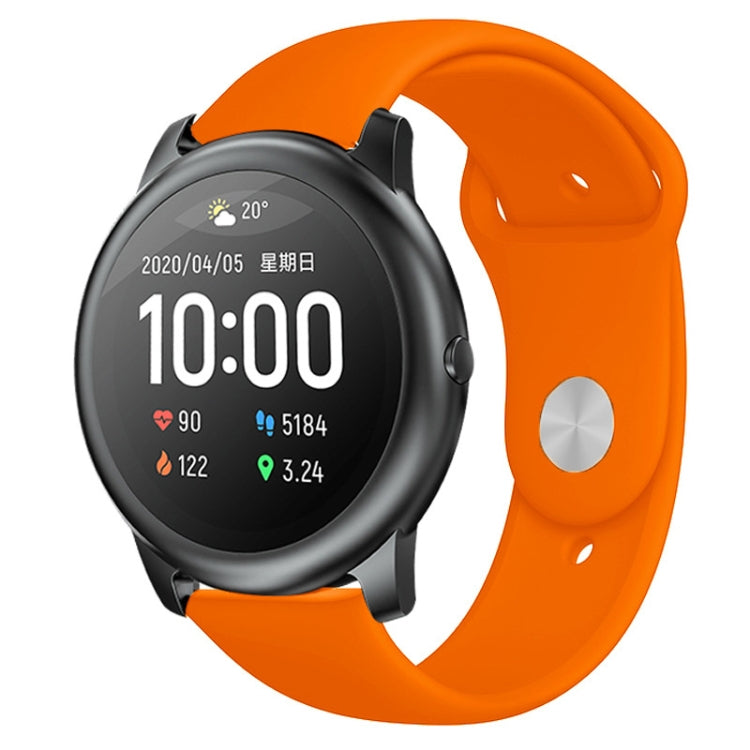 Silicone Reverse Buckle Replacement Wrist Strap, For Xiaomi Haylou Solar